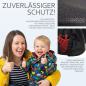 Preview: BAMBINIWELT Regenhaube für Römer-Fahrradsitz, UNI SCHWARZ